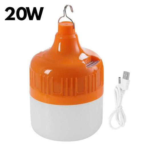 Waterproof LED Outdoor Lighting Ball Bubble Bulb Rechargeable Lamp 3 Light Mode Emergency Night, Mar
