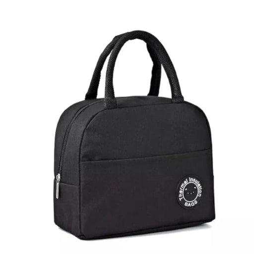 Leak-Proof, Hot & Cold, Reusable Tote, 2L Lunch Bag Black