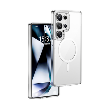 WiWU iShield Pro for Samsung Galaxy S25 / S25 Ultra / S26 / S26 ULTRA– Truly -Transparent, Magnetic, Shock‑Resistant Case