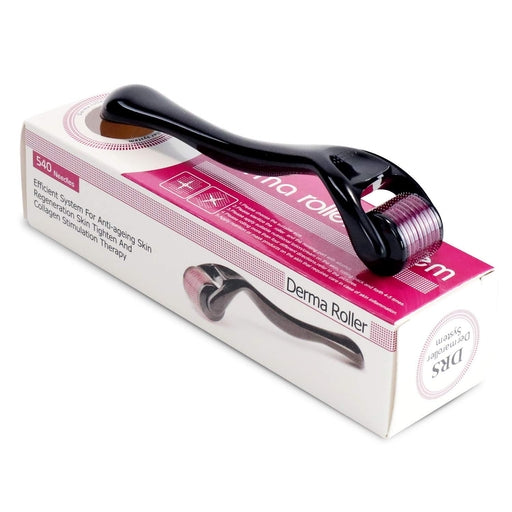 Mm Derma Roller System 540 Titanium Micro Needles for Skin Regeneration