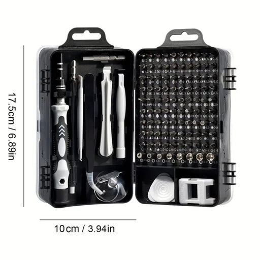 115-In-1 Magnetic Precision Screwdriver Repair Kit for Phones, Laptops & Electronics