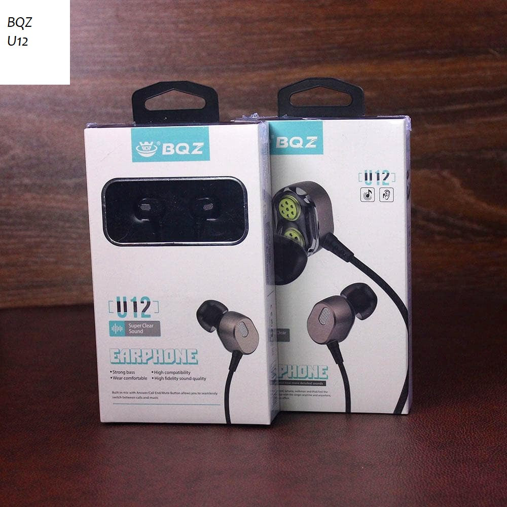 BQZ U12 Wired Metal Handsfree with Microphone