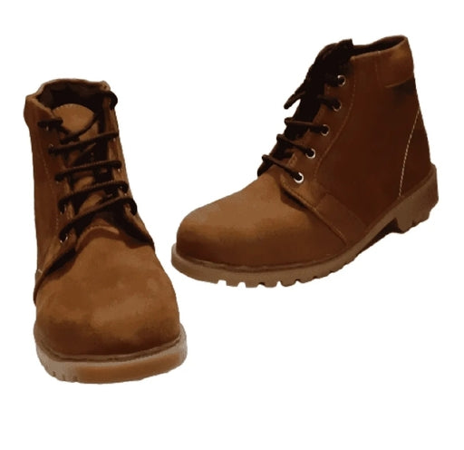 Classic Tan Suede Ankle Boots – Rugged Comfort Edition
