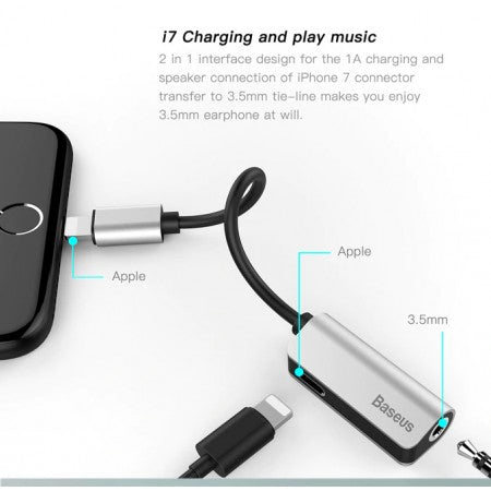 Baseus L32 iPhone to 3.5mm Headphone Jack Adapter
