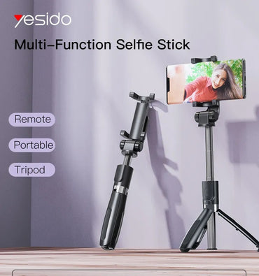 Yesido SF11 Remote Control Wireless Tripod Selfie Stick