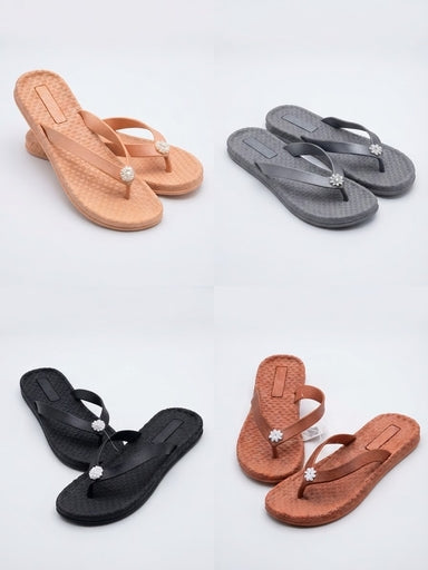 Ladies Flat Waterproof Flip Flops