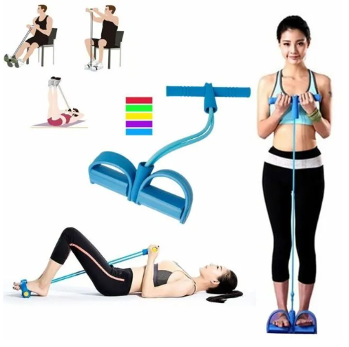 Resistance Band Pull Reducer Body Trimmer | Yoga & Gym Elastic Fitness Equipment for Tummy & Waist