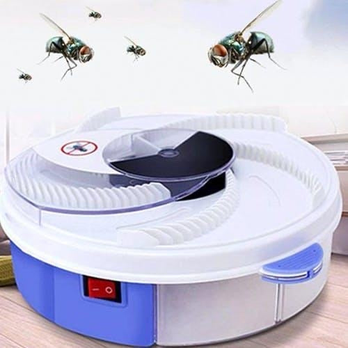 USB Powered Fly Trap Machine, Automatic Rotating Electric Insect Catcher, Pest Control Fly