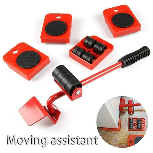 5Pcs Heavy Duty Furniture Mover Lifter & Slider Tool Kit for Home Sofa Bed Cabinet Moving