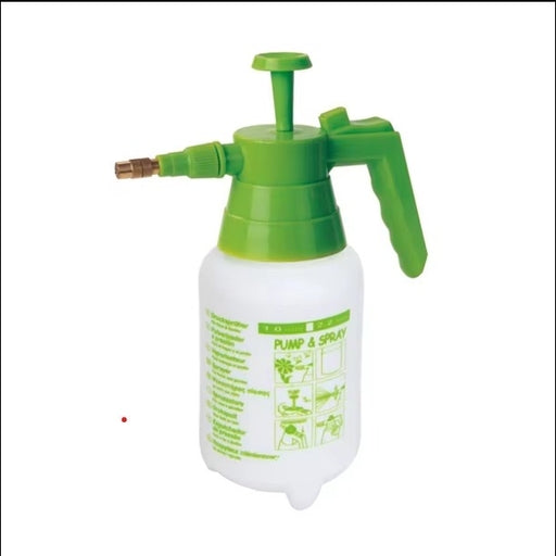 Portable Handheld Pressure Spray Bottle with Adjustable Nozzle 1 Liter Garden Pump Sprayer