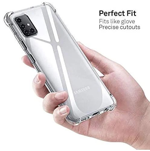 Samsung Galaxy a21s Clear Shockproof Hybrid TPU Bumper Case
