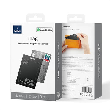 WiWU iTag WT-03 Easy to Find Card Tracker Support Apple Find My phone Anti-lost Device Tracker