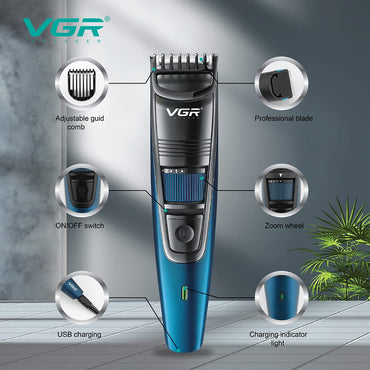 VGR V-052 Runtime: 90 min Trimmer for Men