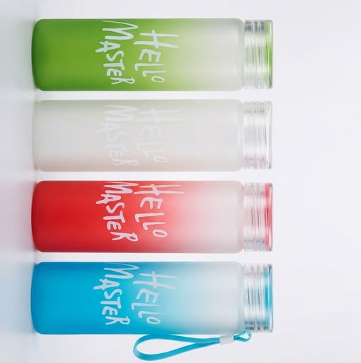Colorful Glass Water Bottles – 450Ml