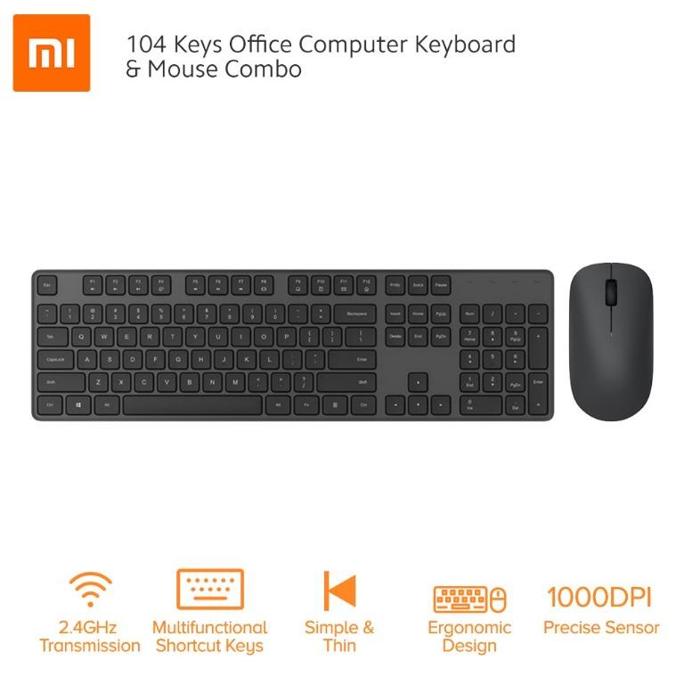 Xiaomi Mi Wireless Keyboard Mouse Combo 2.4GHz – WXJS02YM
