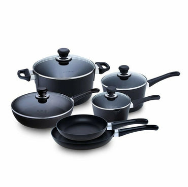 Mitshu 10-Piece Non-Stick Cookware Set – Premium Kitchen Set for Healthy & Oil-Free Cooking
