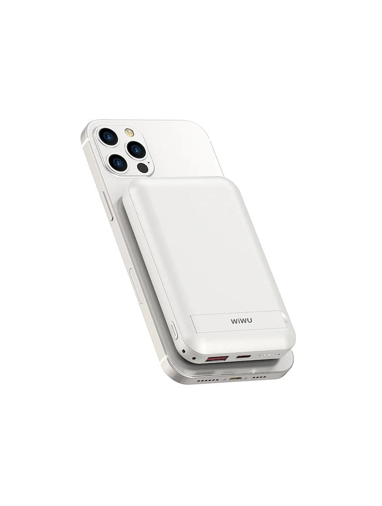 WiWU Snap Cube 10000mAh Mini Magnetic Wireless Power Bank Multi 20W Portable Charger