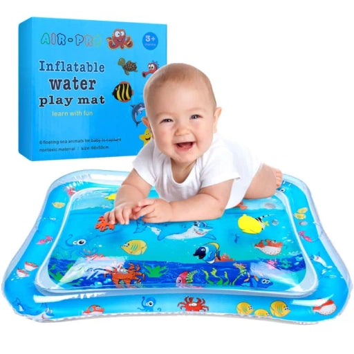 Baby Kids Water Play Mat Inflatable Infant Tummy Time Playmat