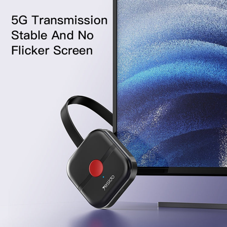 Yesido TV10 HD Wireless Screen Display Receiver, HDMI / 2.4G/5G+4K wireless connection, support screen mirroring
