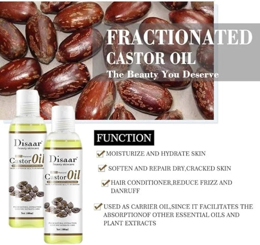 Castor Oil Facial Oils Cold Pressed Moisturiser Hydrating Skin
