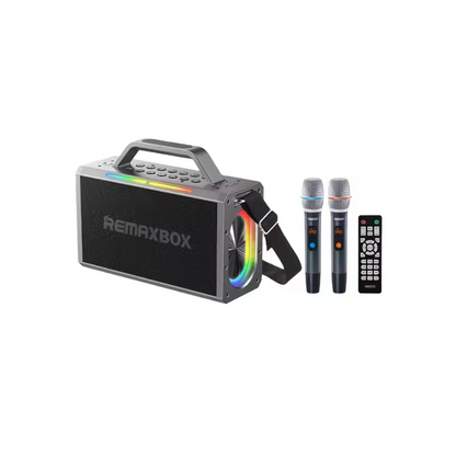 REMAX RB-M61 SPEAKER 5.4 CRIMSOY SERIES PORTABLE WIRELESS SPEAKER WITH LIGHTS (140W)