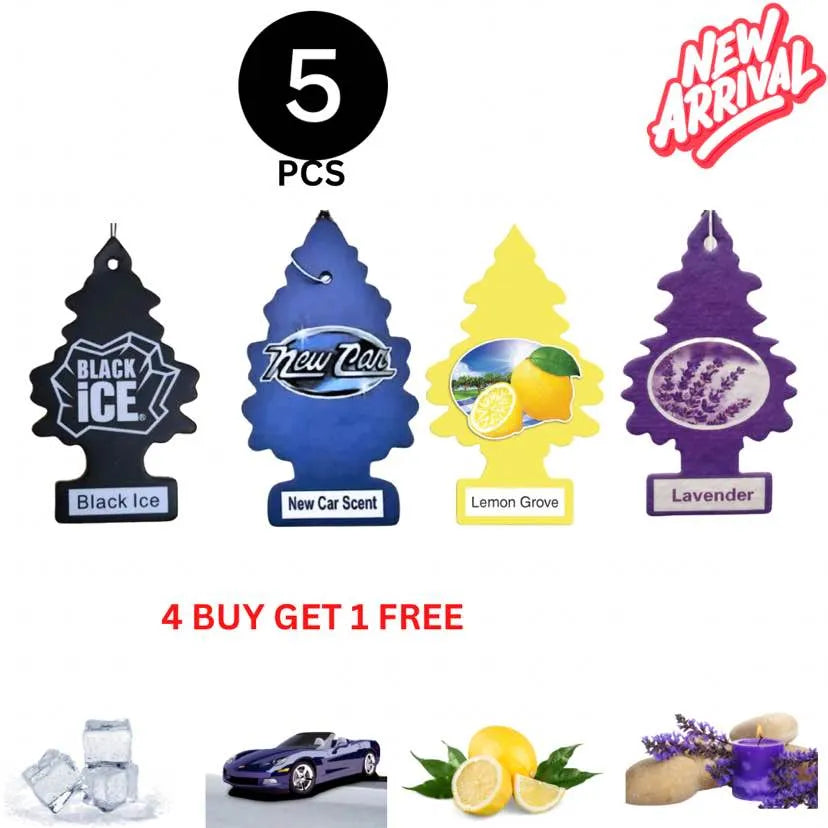 Car Fragrance Hanging Air Freshener Perfume X Version Black Card for Car and Home No1 Good Quality