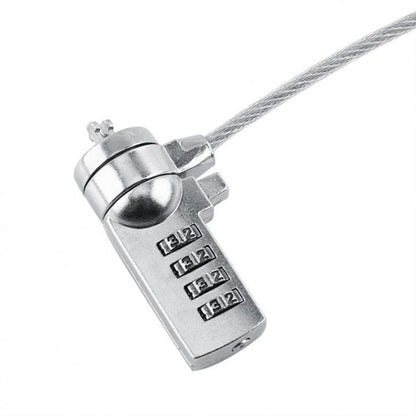 Laptop Lock Cable Chain, Theft Deterrent 4 Digit Password for Notebook PC, for Notebooks/Desktops