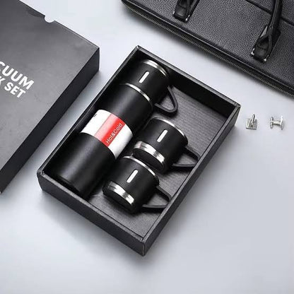 Vacuum Flask 500Ml Stainless Steel 3 Cup with Gift Box New Arrivals