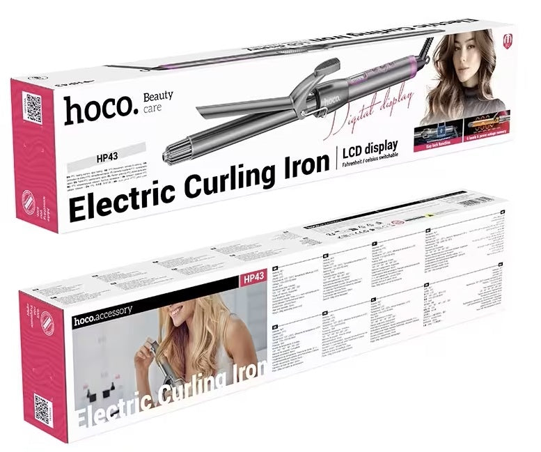 Hoco HP43 Electric Manual Curling Iron with Digital Display 50W