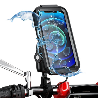 Adjustable Motorcycle Bike Phone Holder Case Outdoor WaterproofPhone Stand Bracket Bicycle Handlebar