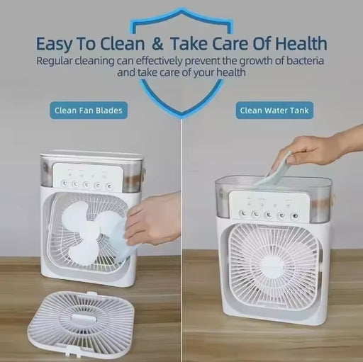 Portable Air Cooler, USB Powered Mini Air Conditioners Personal Mobile Compact Cooler Air Humidifier