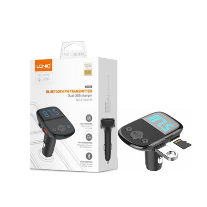 LDNIO C706Q 25W Bluetooth 5.0 FM Transmitter Car Charger with Dual USB PD QC3.0