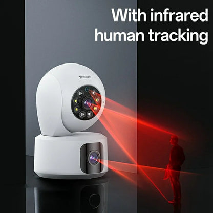 Yesido KM16  Dual Lens Smart Indoor HD Dual Camera With Night Vision | 4 Mega Pixels | Resolation 1920×1080