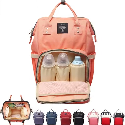 Versatile Baby Diaper Caddy and Multifunction Travel Backpack Large Capacity Maternity Bag for Moms