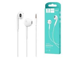 Denmen Headphone Wired Headset 3.5Mm Universal Wire Control Earphone Random Colors