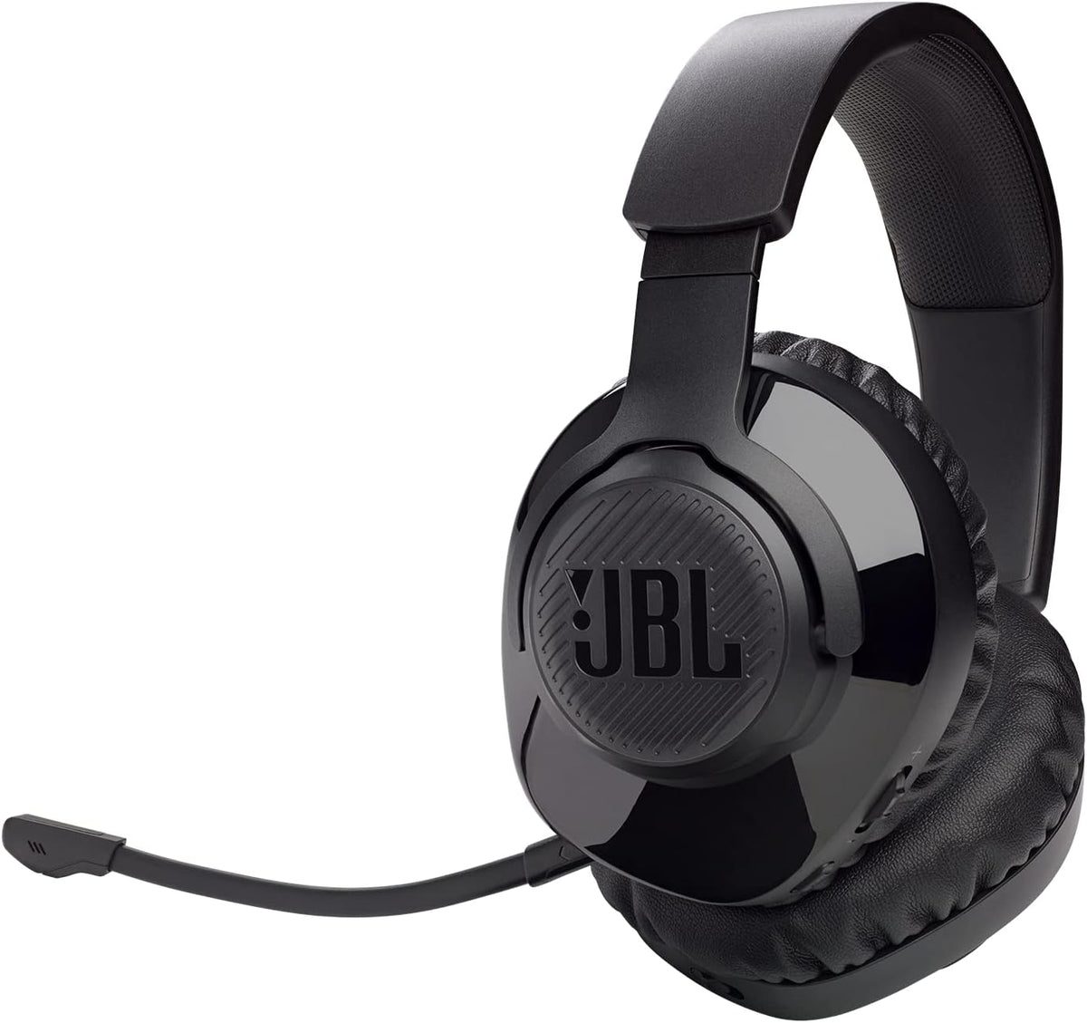 JBL Free WFH Wireless, Over Ear Headset with Detachable Voice-Focus Noise Cancelling Mic, Lossless & Low-lag 2.4GHz USB Dongle for Work from Home, Conference Calls, Online Learning & Teaching