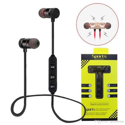 Bluetooth Wireless Headset Sports Neckband Magnetic Earphone Headphone for All Phones