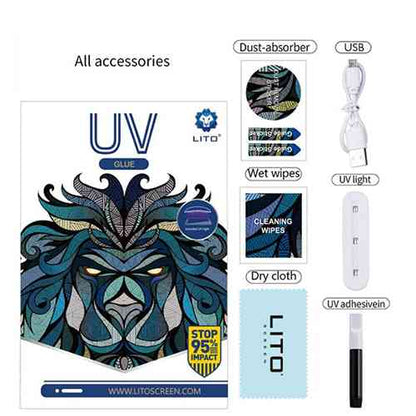 9H Full Glue Edge to Edge Full Screen Anti-Scratch Tempered Glass for Samsung S Series S6 Edge, S6 E