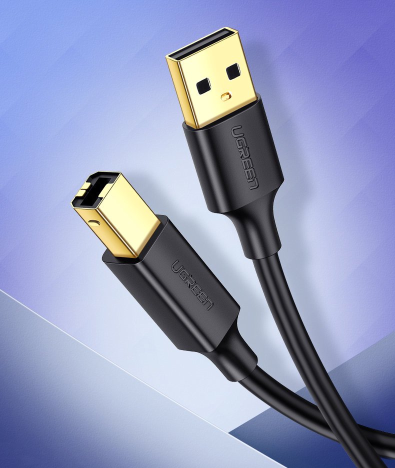 UGreen USB Type B Printer Cable High Quality (male) - USB 2.0 (male) 480 Mbps 1M / 3M / 5M