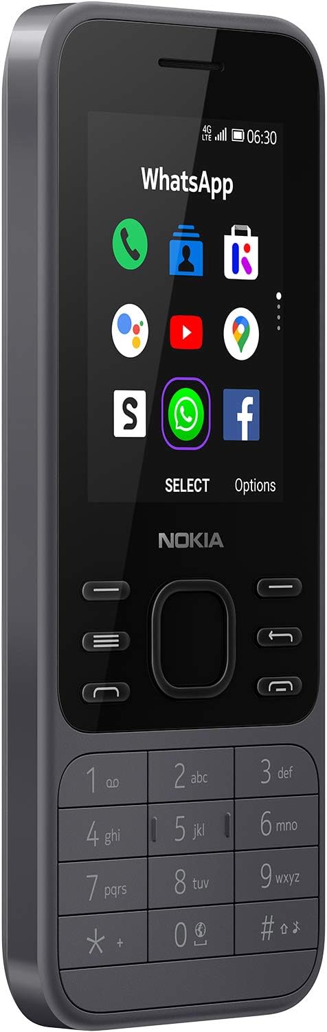 Nokia 6300 4G Dual SIM Mobile Phone | Classic Feature Phone with WhatsApp & YouTube