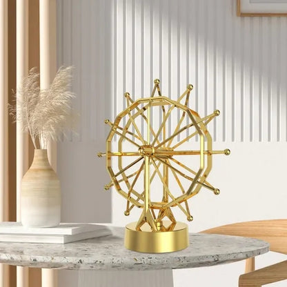 Ferris Wheel Perpetual Motion Model Home Decoration Gift Rotatable Desktop Aureate |Home & Garden