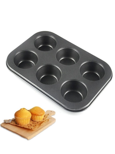 Non-Stick Muffin Cup Cake Tray ( 6 Cups )