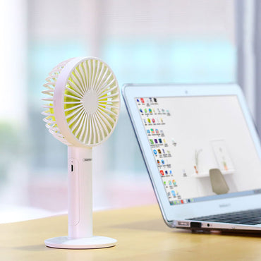 REMAX F22 Magnetic Makeup Mirror Handheld Rechargeable Fan - USB-C