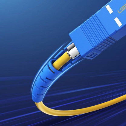 Ugreen 70664 SC-SC Single Mode Fiber Optic Cable, 3 Meter Length