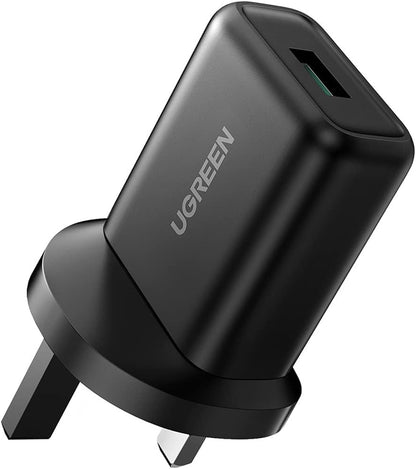 Ugreen 18W USB QC 3.0 Quick Charger Fast Wall Brick Adapter