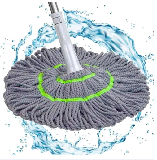 Self-Wringing Twist Mop for Floor Cleaning | Hands-Free Lazy Mop for Hardwood & Tile Floors