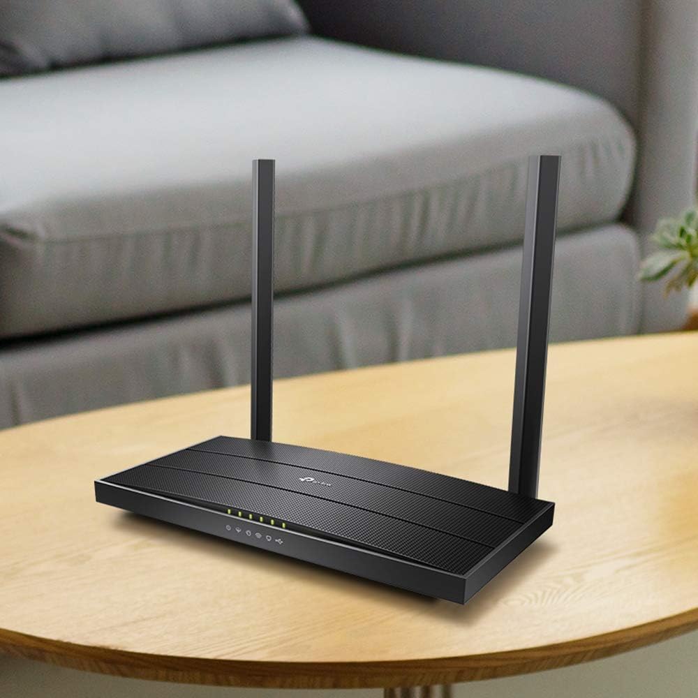 TP-Link Archer VR400 AC1200 Wireless Modem Router, VDSL ADSL Wifi Router, Mesh Wifi Booster, Dual Band Internet Booster, Full