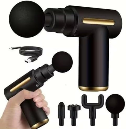 Mini Massager Deep Tissue - Portable 6 Speeds Handheld Muscle Massager