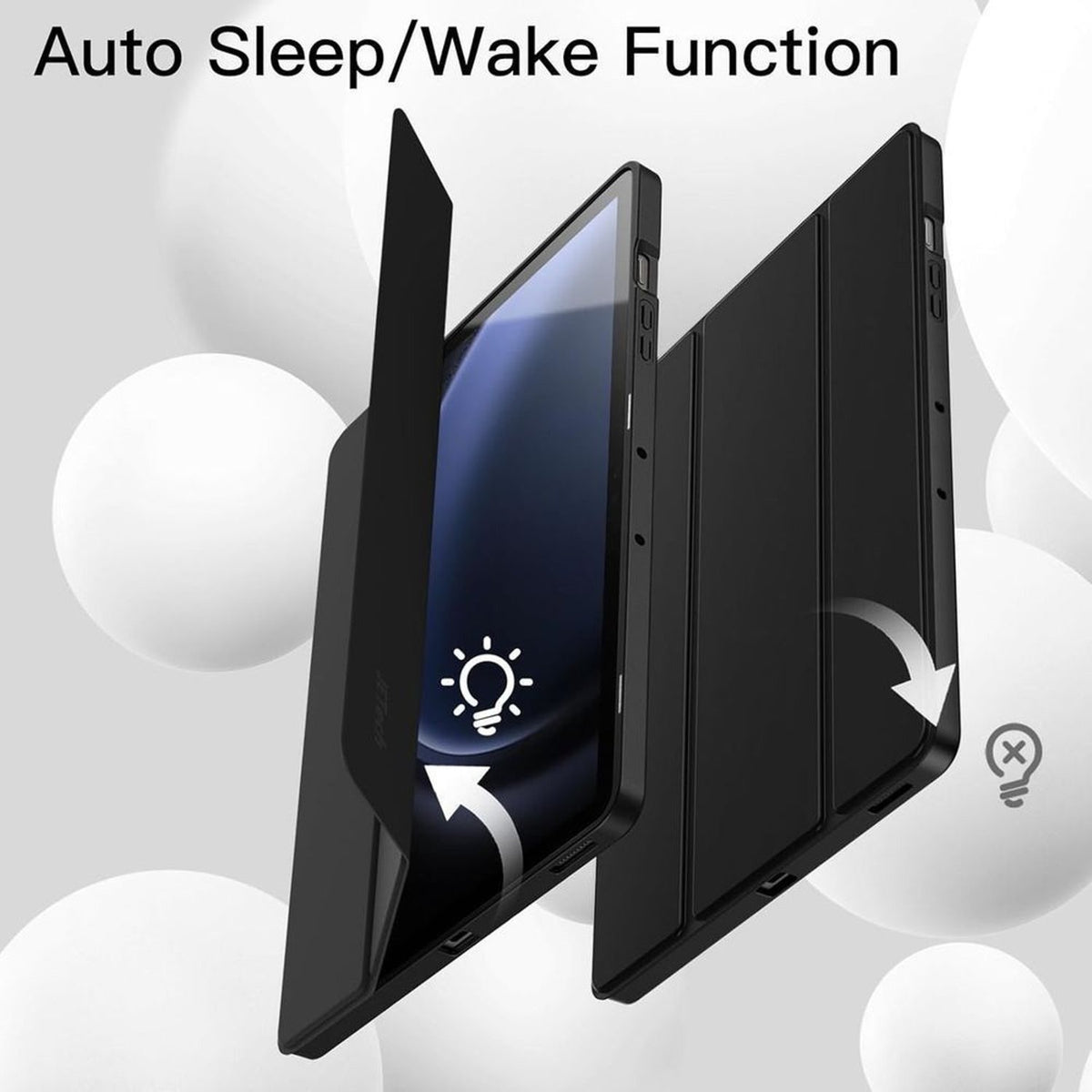 Tri-Fold Smart Protective Case For Samsung Galaxy Tab S10 Plus