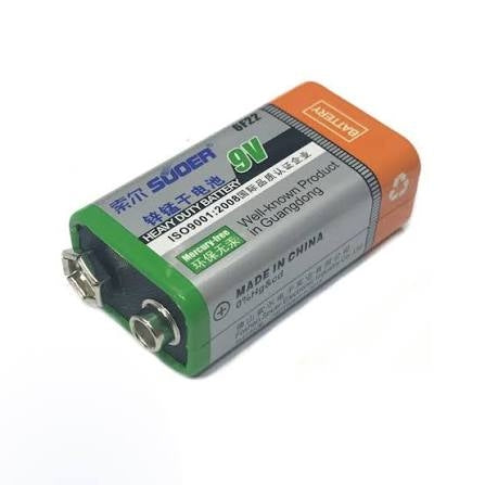 10PCS Genuine SOUER 9V Super Heavy Duty Battery